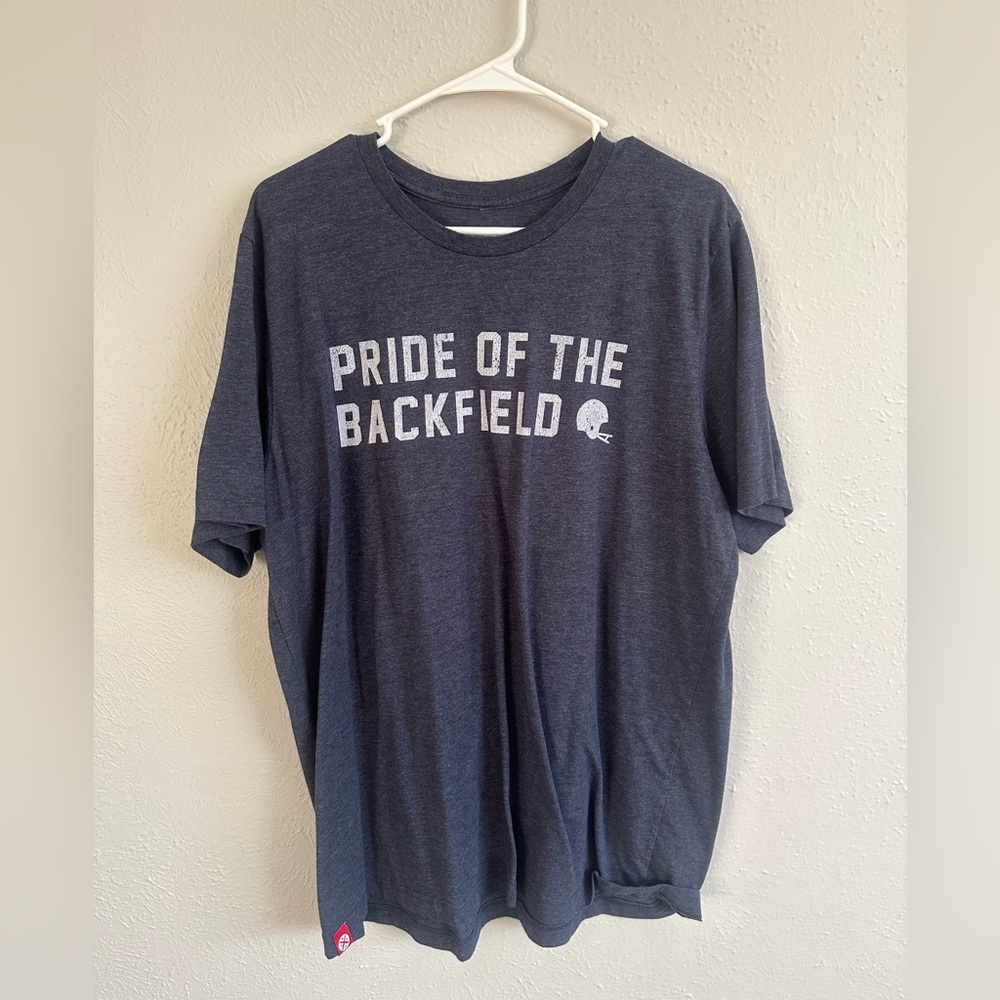 Men's Charcoal Graphic Tee - Pride of the Backfield